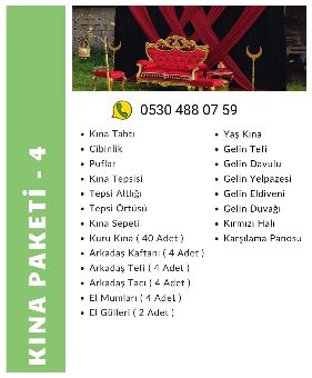Tekirdağ Kına Paketi 4