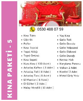 Tekirdağ Kına Paketi 5